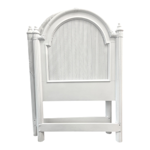 Tall Tommy Bahama Twin Headboards – Lacquered in Super White