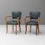 Brown Bridge Chairs, 1950s, Set of 2 For Sale - Image 8 of 8