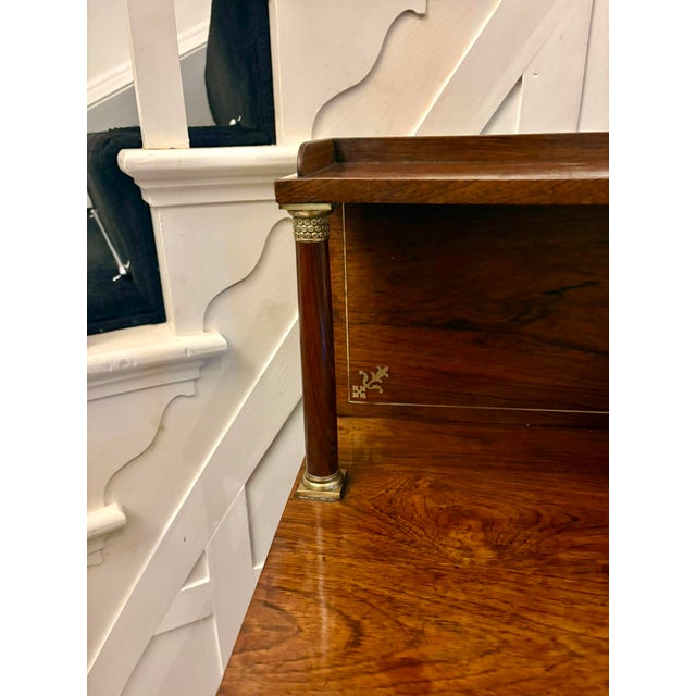 Antique Regency Mahogany Chiffonier or Side Cabinet, 1820 For Sale - Image 12 of 15