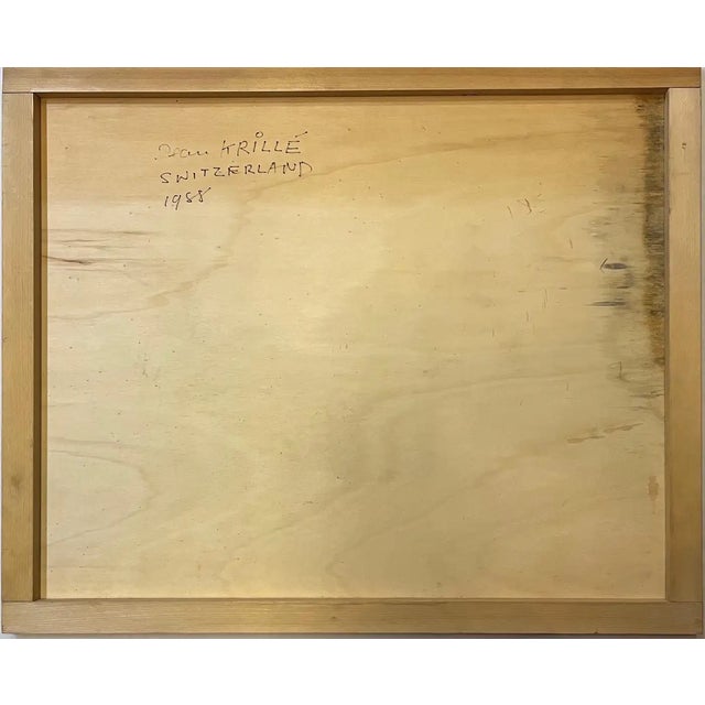 Jean Krillé’s paintings are known for their expressive use of color and dynamic, abstract forms, blending realism with...