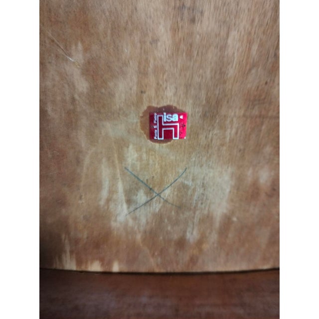 Vintage Chairs in White Boucle by Leonardo Fiori for Isa Bergamo, 1960s, Set of 6 For Sale - Image 9 of 14