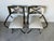Mid-Century Modern Vintage Shaver Howard Modernist Industrial Brushed Steel Armchairs – Pair For Sale - Image 3 of 12
