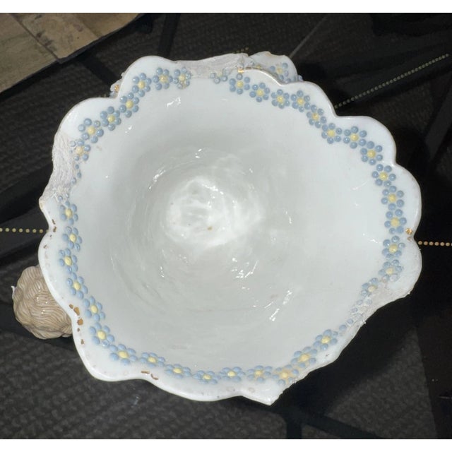 Vion Et Baury 19th Century Bisque Porcelain Figural Compote Made for the Paris Exposition For Sale In Los Angeles - Image 6 of 14