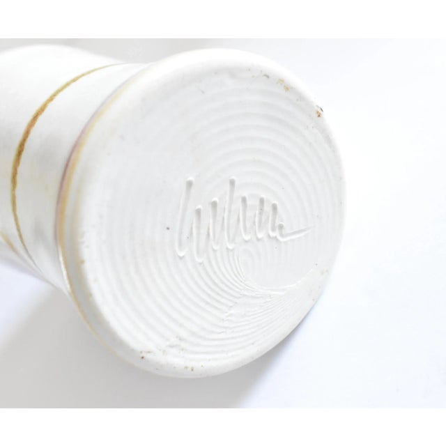 Cream Studio Art Pottery Tumblers - Set of 4 For Sale - Image 8 of 11