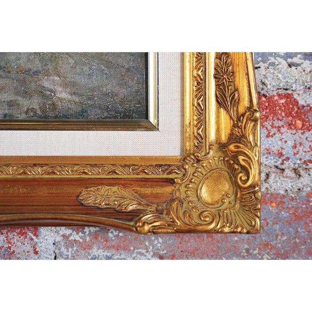 Claude Buck Birthplace House in the Bronx- C.1913 Oil Painting For Sale In Los Angeles - Image 6 of 7