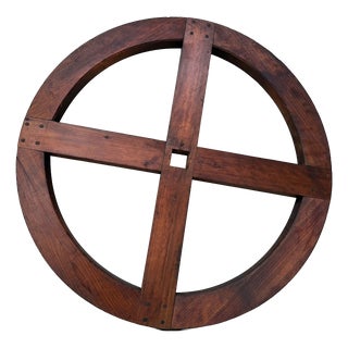 Japanese Wooden Itomaki Winding Wheel, 1920s For Sale