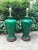 Wood Faux Malachite Ginger Jar Lamps - a Pair For Sale - Image 7 of 7