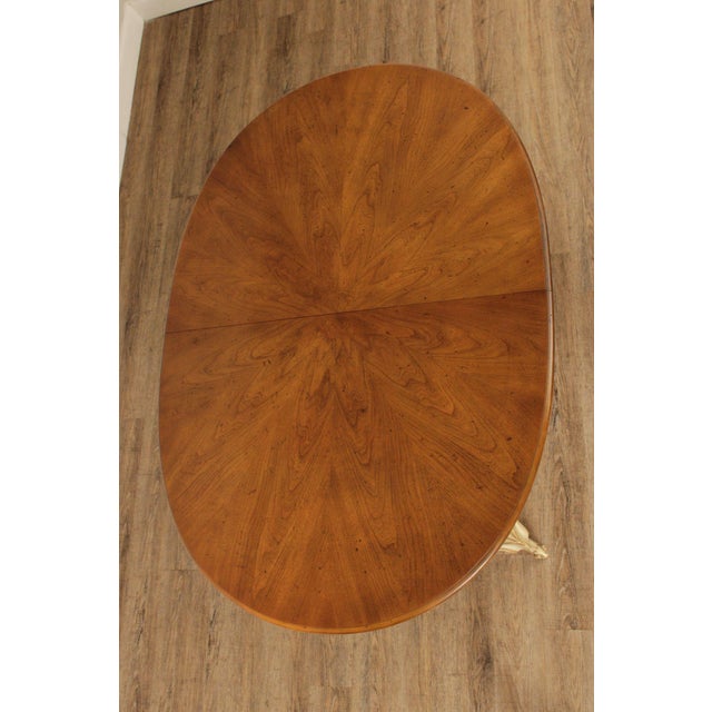 Henredon French Provincial Style Expandable Dining Table For Sale In Philadelphia - Image 6 of 12
