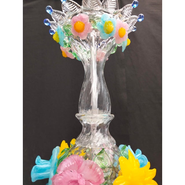 Glass Vintage Chandelier in Murano Glass, 1980s For Sale - Image 7 of 18