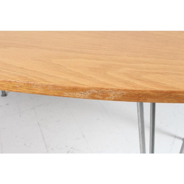 Dining Table in Rosewood attributed to Arne Jacobsen for Fritz Hansen, 1980s For Sale - Image 6 of 8