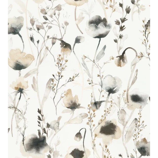 Contemporary Sandberg for The House of Scalamandré Lo Wallcovering, Brown For Sale - Image 3 of 3