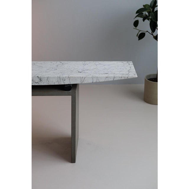 Modern Sculptural Console Table by Danilo Silvestrin, 1980s For Sale - Image 3 of 10