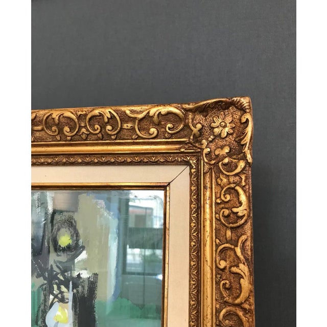 Franck Chabry, The Couple, Oil on Canvas For Sale - Image 6 of 9