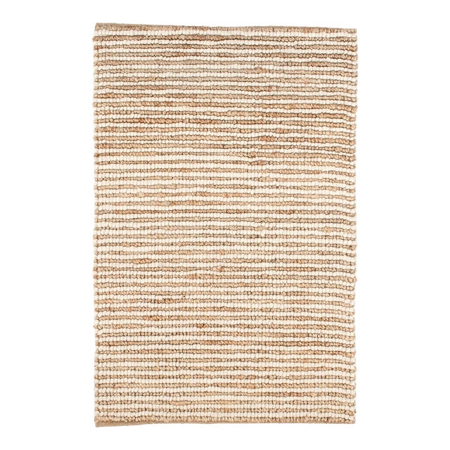 Bunny Williams for Dash & Albert Twiggy Natural Woven Wool/Jute Rug, 6' x 9' For Sale