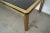 1970’s Mid-Century Modern Brass & Dark Glass Dining Table For Sale - Image 11 of 12