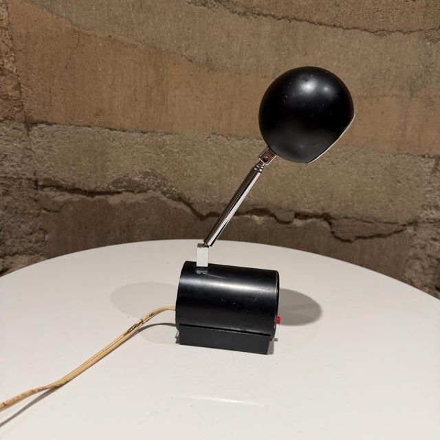 Mid-Century Modern 1960s Space Age Desk Lamp by Viscount Japan After Lightolier Lytegem For Sale - Image 3 of 13