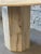 Stone 1980s Postmodern Vintage Travertine Round Dining/Entry Table Honed For Sale - Image 7 of 12