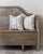 Lauren Servati Textiles, Mirabelle // Chambray 20"x20" pillow pair (two pillows!) Double-sided throw pillow with a knife...