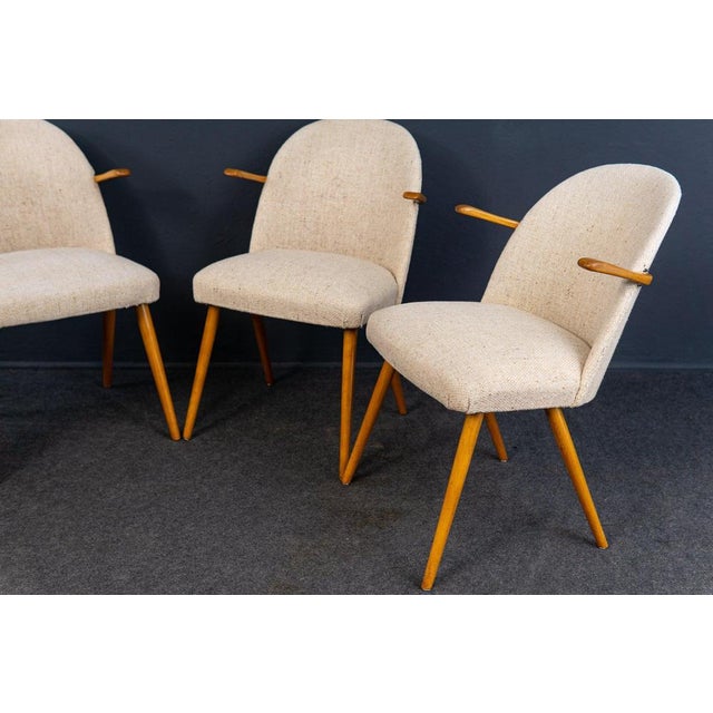 Mid-Century Cocktail Chairs, Set of 4 For Sale - Image 3 of 18