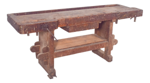 Portuguese Woodworkers Workbench, 1950s