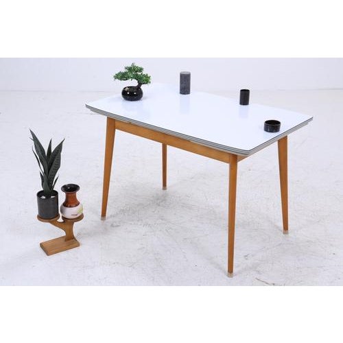 Mid-Century Dining Table in Wood and Formica, 1970s For Sale - Image 12 of 12