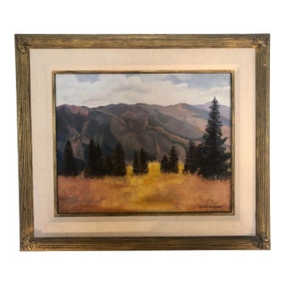 Contemporary Aspen Mountain “Ajax” Impressionist Landscape Painting For Sale