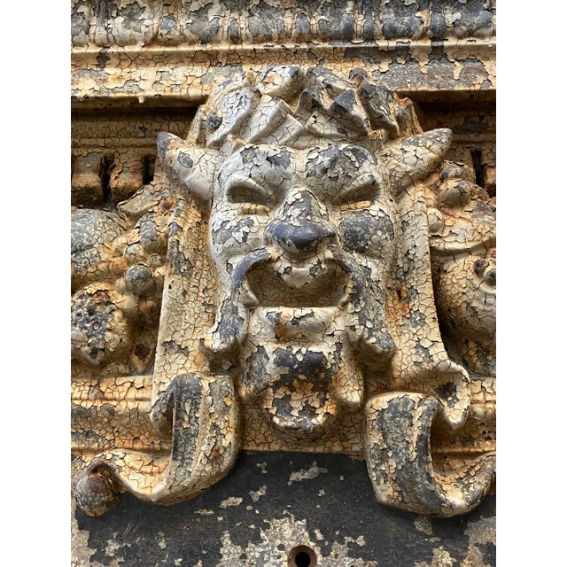 Antique Iron French Architectural Frieze From Historic Vanderbilt Hotel in New York For Sale - Image 4 of 11