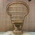 Vintage Japanese Hand-Woven Bamboo Peacock Chair Stand - Wabi Sabi Rattan Display Riser For Sale - Image 10 of 10