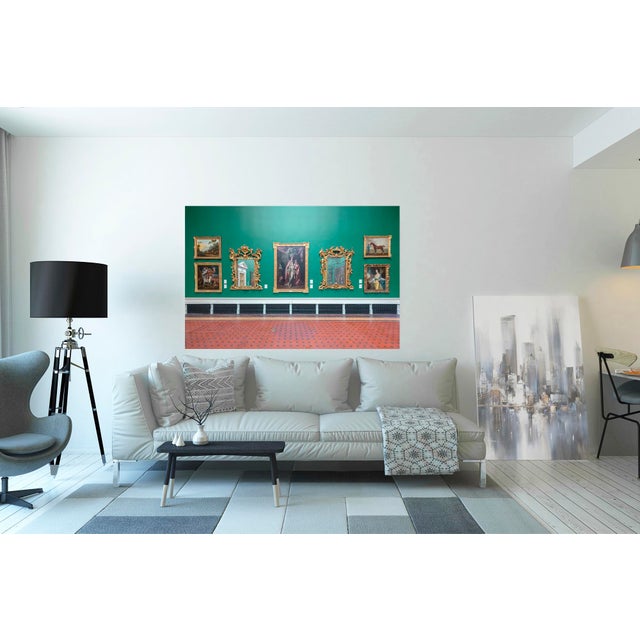 Dublin Museum, Portraits in Large Frames Interior Scene Photograph Chairish