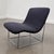 Milo Baughman 1970s Milo Baughman Style Mid-Century Modern Chrome Scoop Lounge Chair For Sale - Image 4 of 11