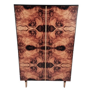 Vintage Wardrobe in Ash, 1970s For Sale