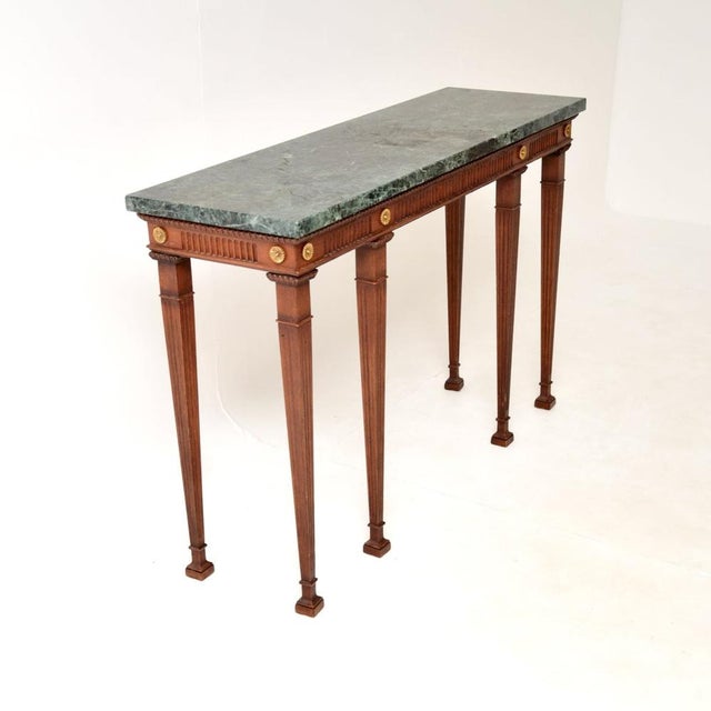 Antique Georgian Marble Top Console Table, 1930s For Sale - Image 3 of 13