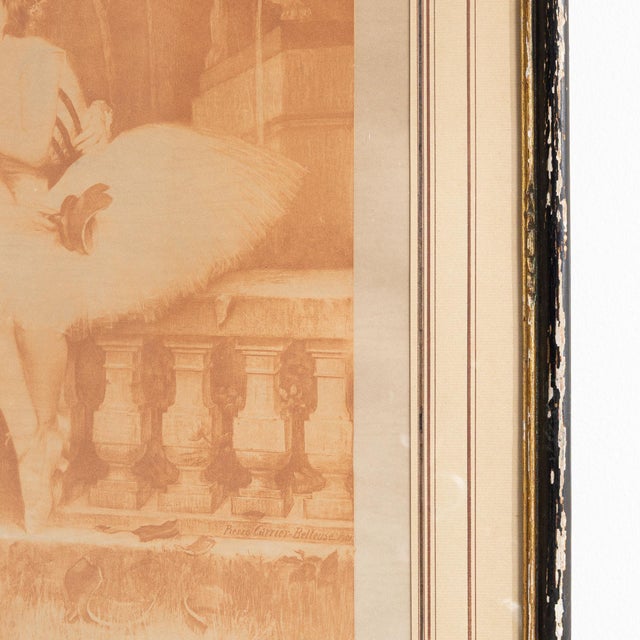 1900 - 1909 France Sienna Wood Painting For Sale - Image 15 of 15