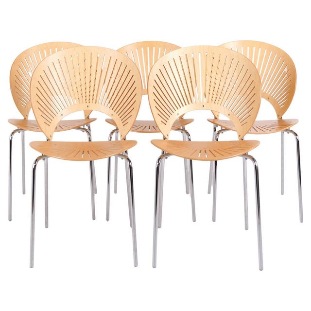 Vintage Trinity Model 3398 Dining Chairs by Nanna Ditzel, 1990s, Set of 5 For Sale - Image 12 of 12