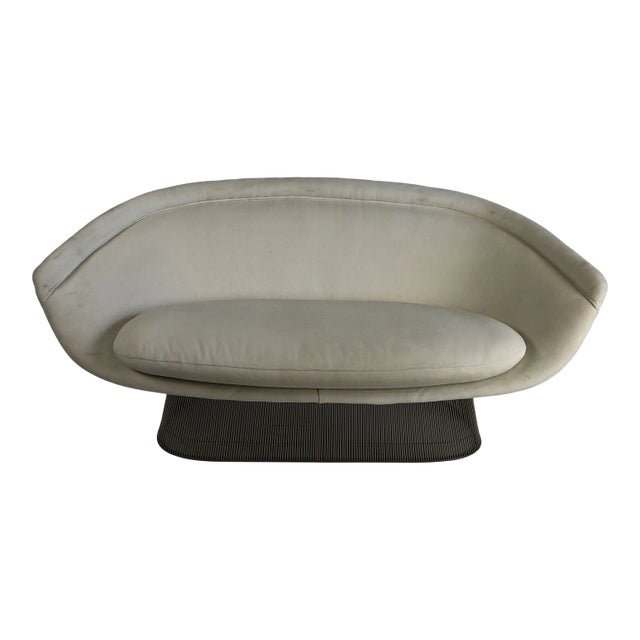 Mid 20th Century Settee Attributed to Warren Platner for Knoll For Sale