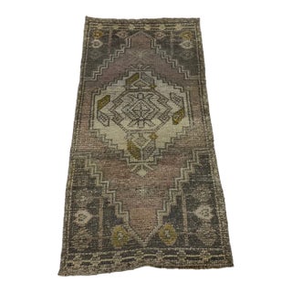 Oushak Floral Small Carpet For Sale