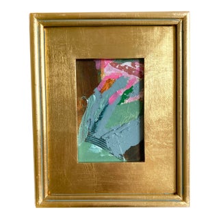 "Late Bloomer" 2025 Framed Mini Painting by Jessalin Beutler For Sale