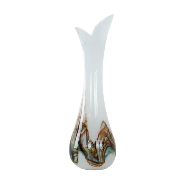 Vintage Danish Glass Vase, 1970s For Sale - Image 9 of 9