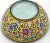 Mid 20th Century Chinese Export Yellow Floral Beijing Enamel Round Box For Sale - Image 11 of 12