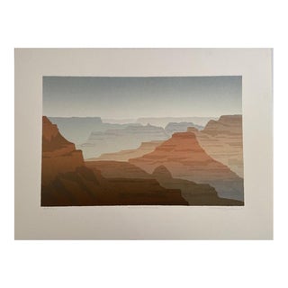 Peter Markgraf Grand Canyon, Arizona, 1995 Hand Printed Silkscreen on Fine Art Paper For Sale