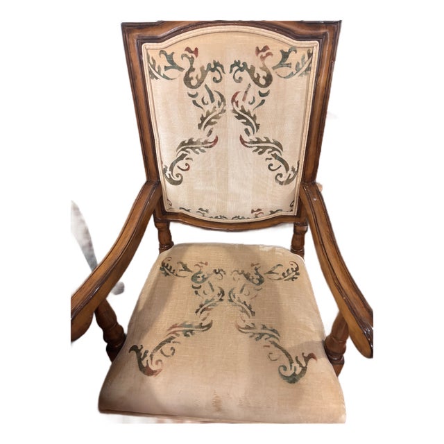 Vintage French Provincial Style Dining Chair Set of 6 For Sale