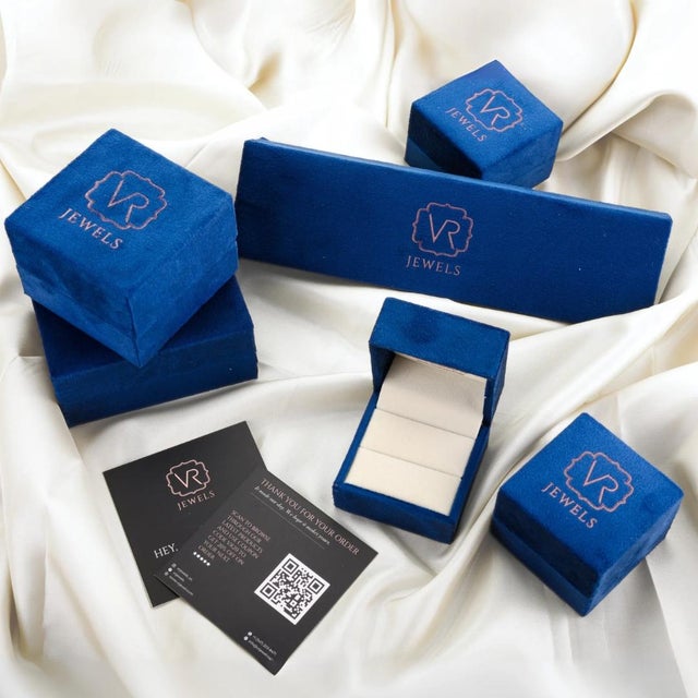 Modern Toi Et Moi Blue Sapphire and Diamond Ring Size 4 in 14k White Gold For Sale - Image 14 of 14