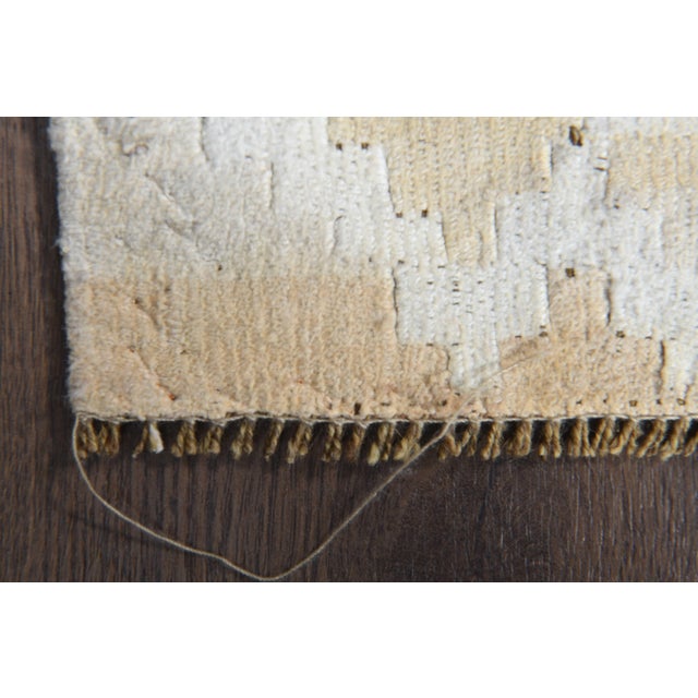Turkish 1970s Vintage Handmade Wool Cotton Turkish Beige Runner Rug For Sale - Image 3 of 11