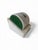 6 round marble coasters • Matching Carrara marble storage box • Green felt backing to protect your furniture surfaces...