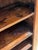 Brown Vintage Rustic Handcrafted Wood Shelving Unit For Sale - Image 8 of 16