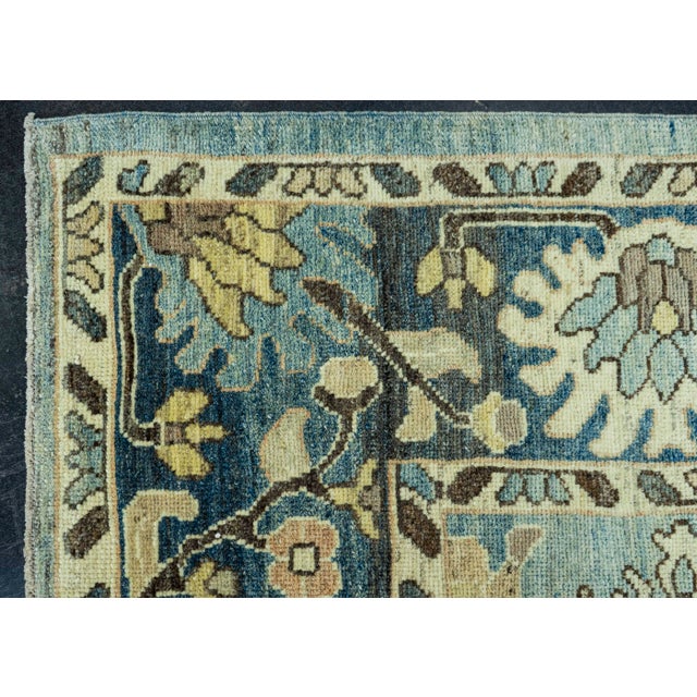 Early 21st Century Turkish Oushak Old Wool Rug 9'1" x 12'1" #30145 For Sale - Image 5 of 8