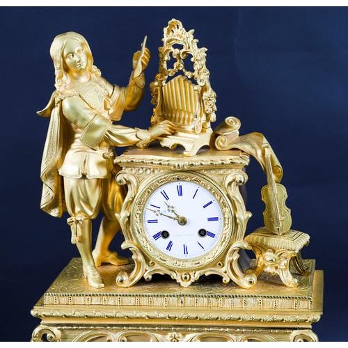 Antique 19th Century French Sevres Ormolu Mantel Clock from Leroy Paris For Sale - Image 4 of 18