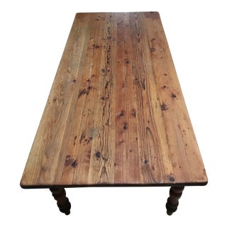 Farm Style Dining Room Table For Sale