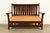 L. & J. G. Stickley Antique Mission Arts & Crafts Onondaga Mahogany Bench or Settle Sofa, Circa 1902 For Sale - Image 13 of 13
