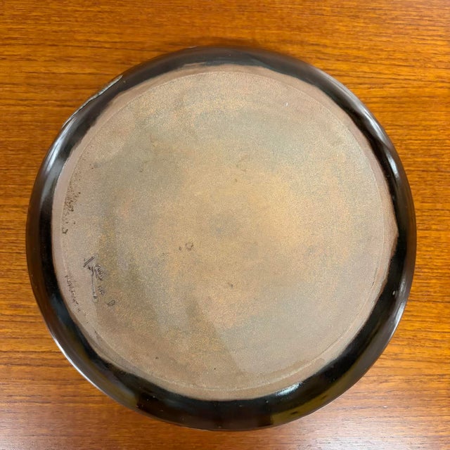 Signed Vintage Japanese Tamba Tachikui Ware Studio Pottery Bowl For Sale - Image 14 of 15